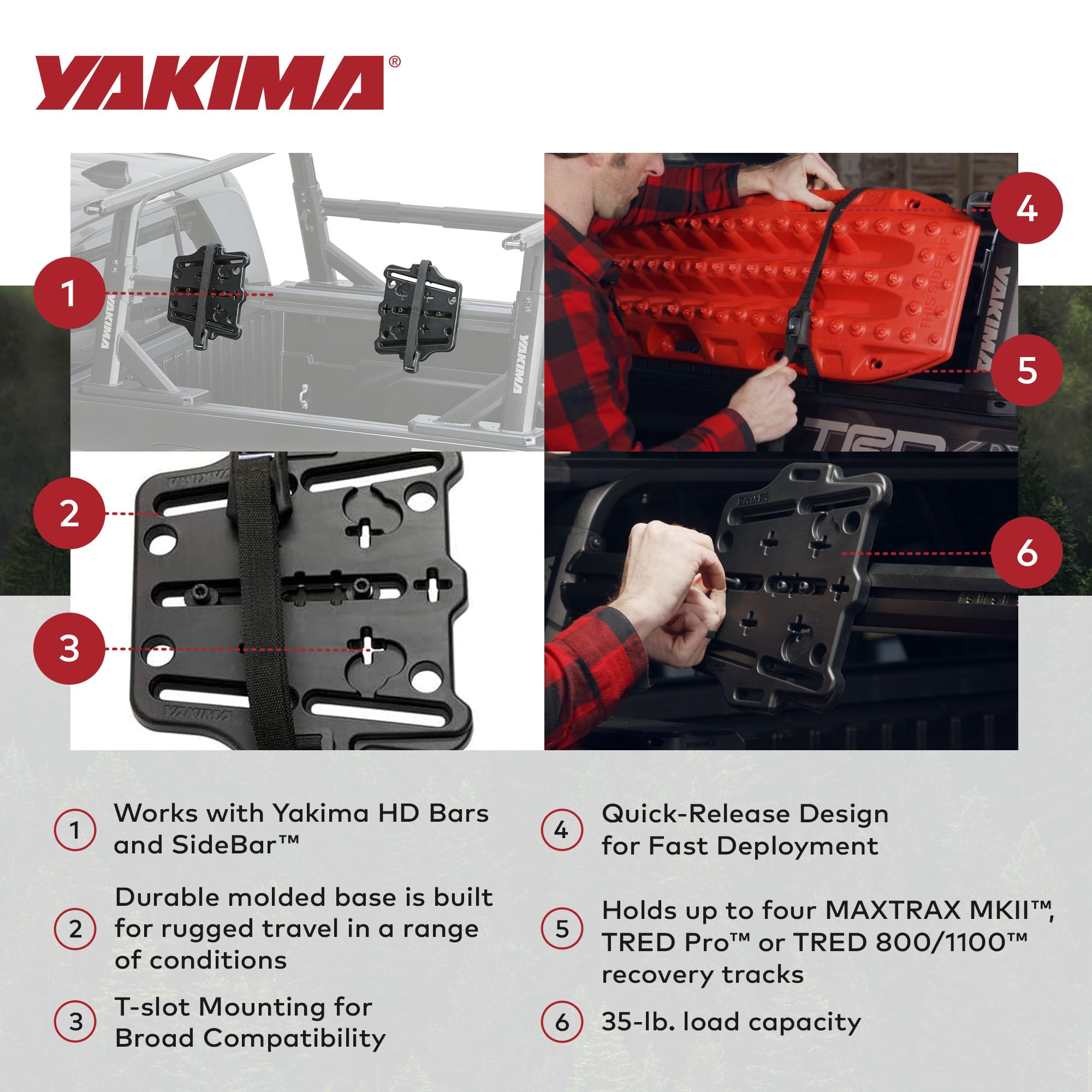 Amazon.co.jp: YAKIMA - リカバリートラックマウント 高耐久マウント